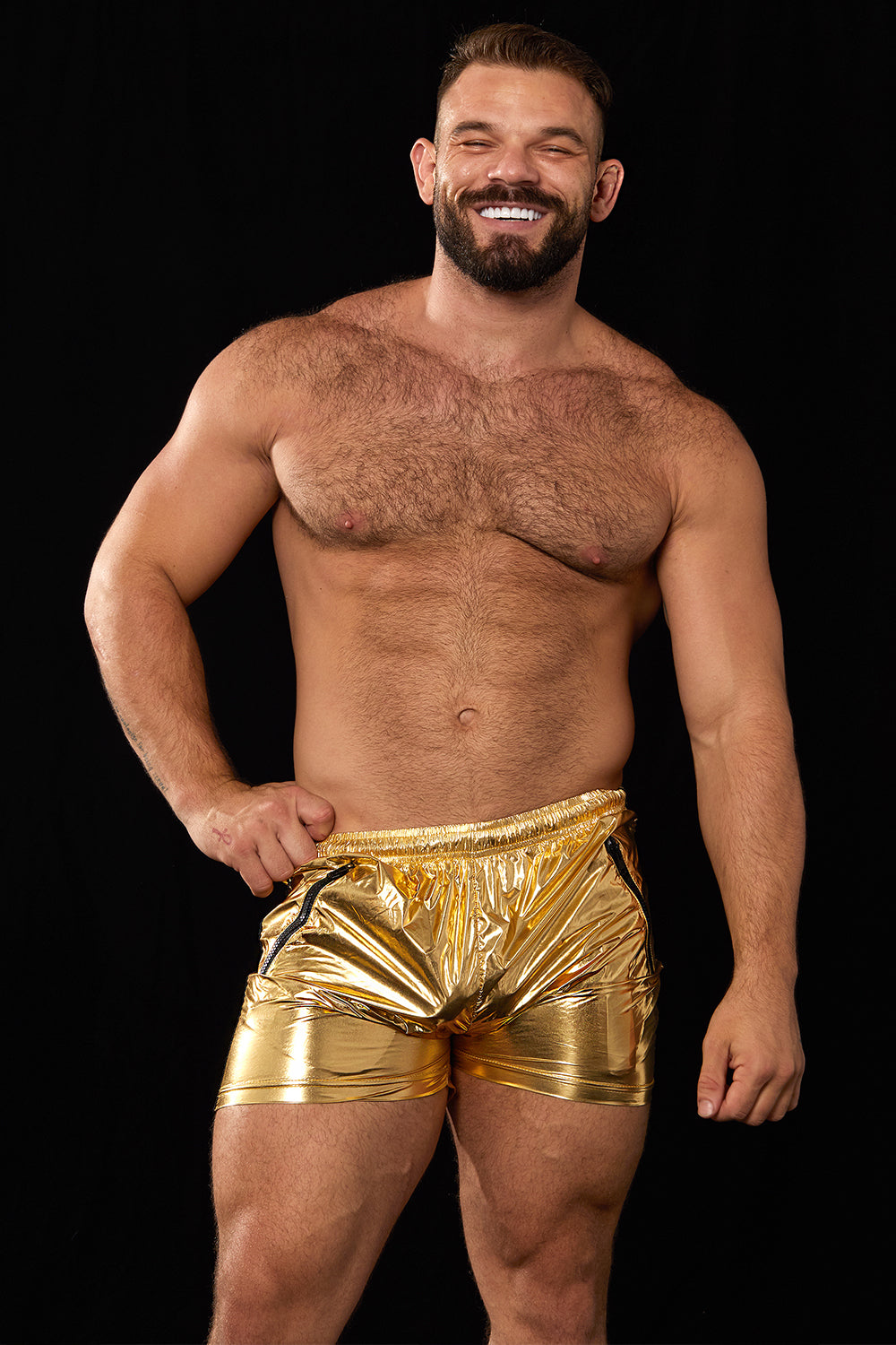 Gold Donkey Butt Shorts (Pre-Order est end of May)