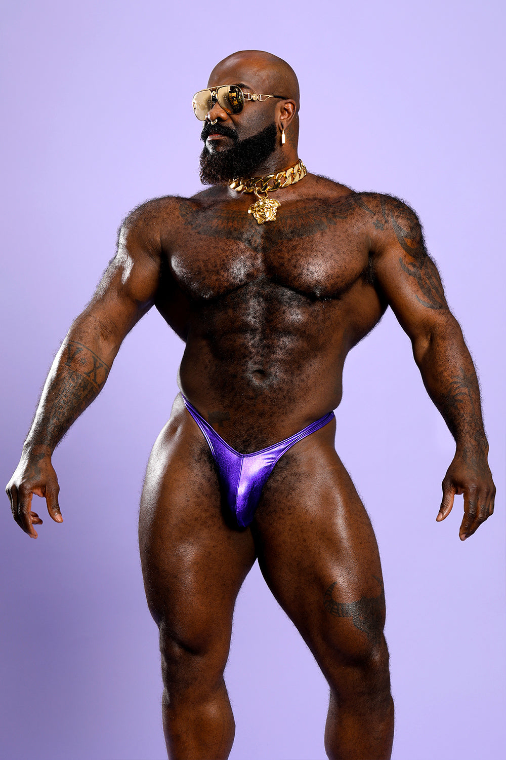 Cadbury Thong Swimsuit (Medium on Pre-Order, ship mid May) Other sizes in stock)