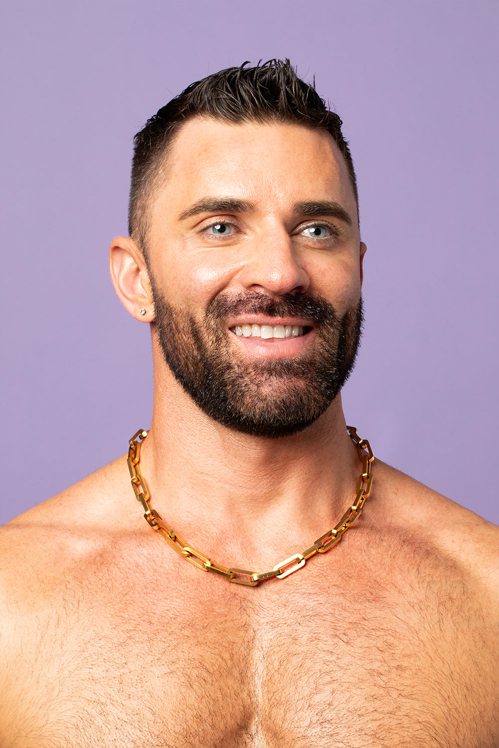 Empire Chain (Matte Gold, Faceted Link)