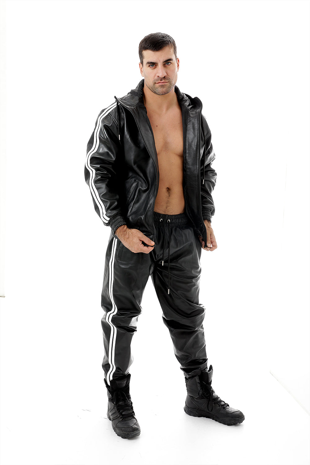 Leather Tracksuit