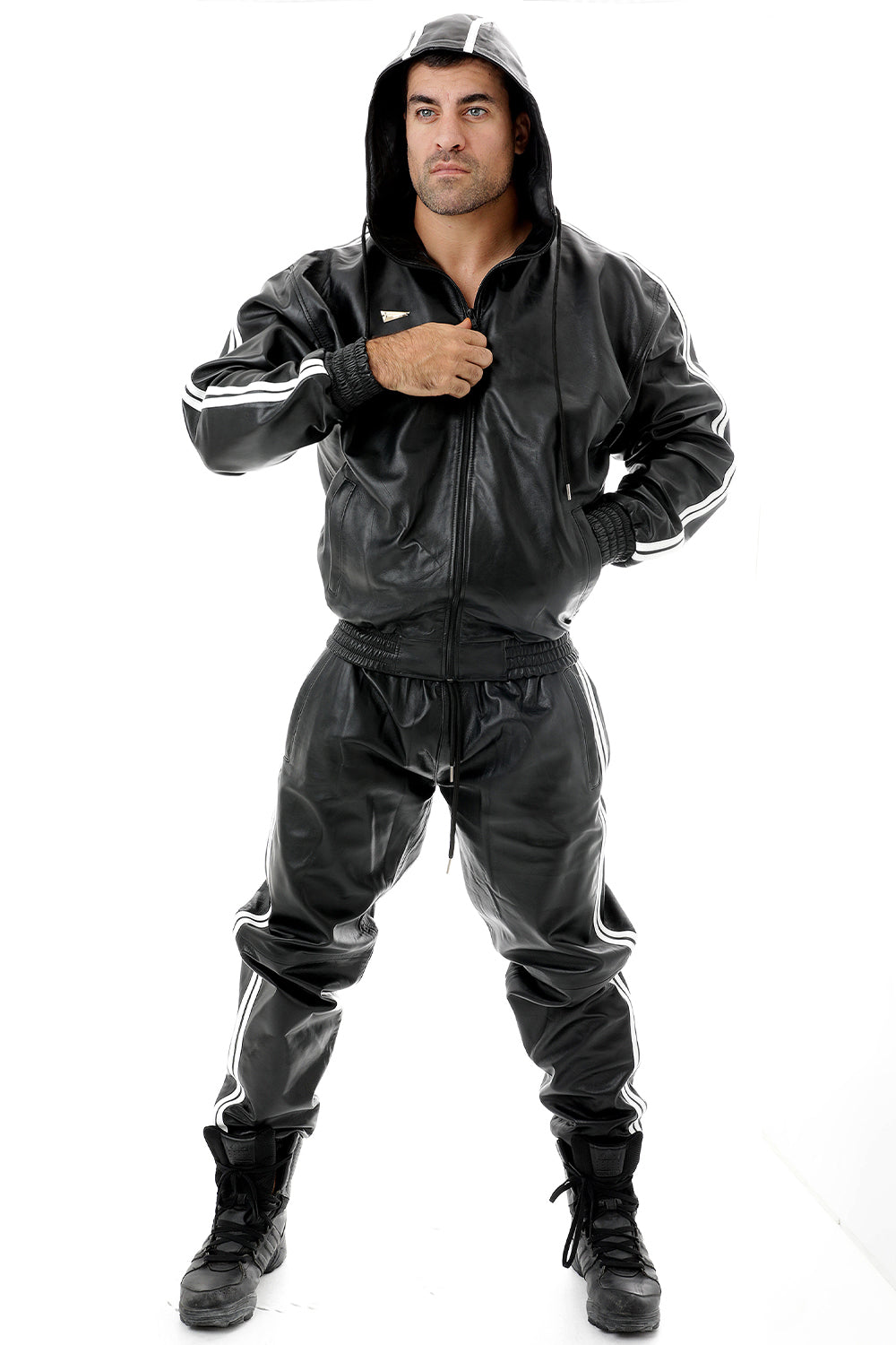 Leather Tracksuit