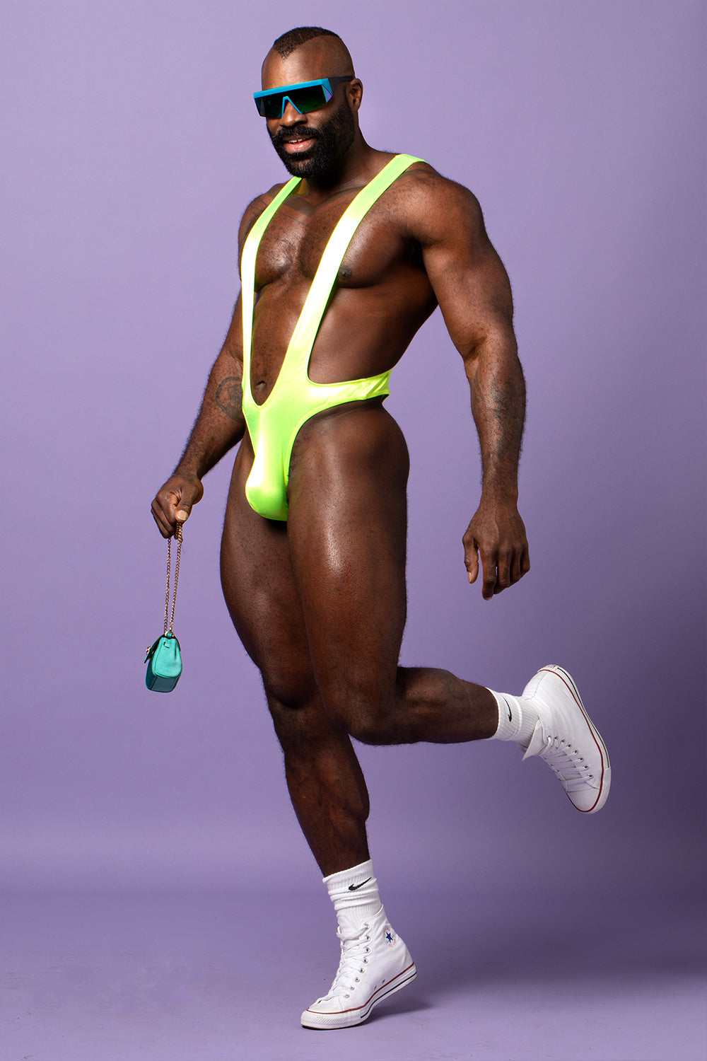 Neon Acid Swim Sling