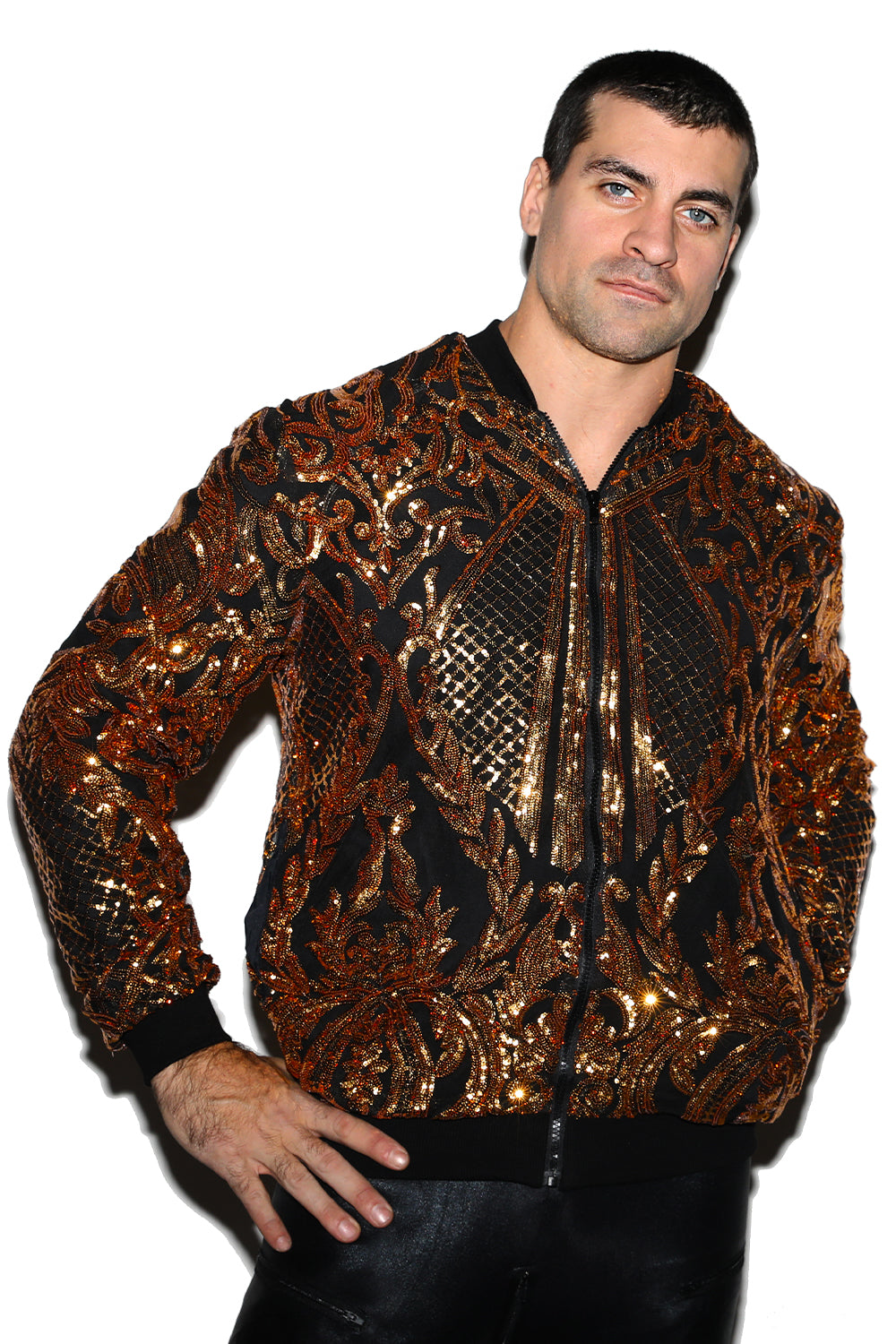 Torero Jacket (Black and Gold)