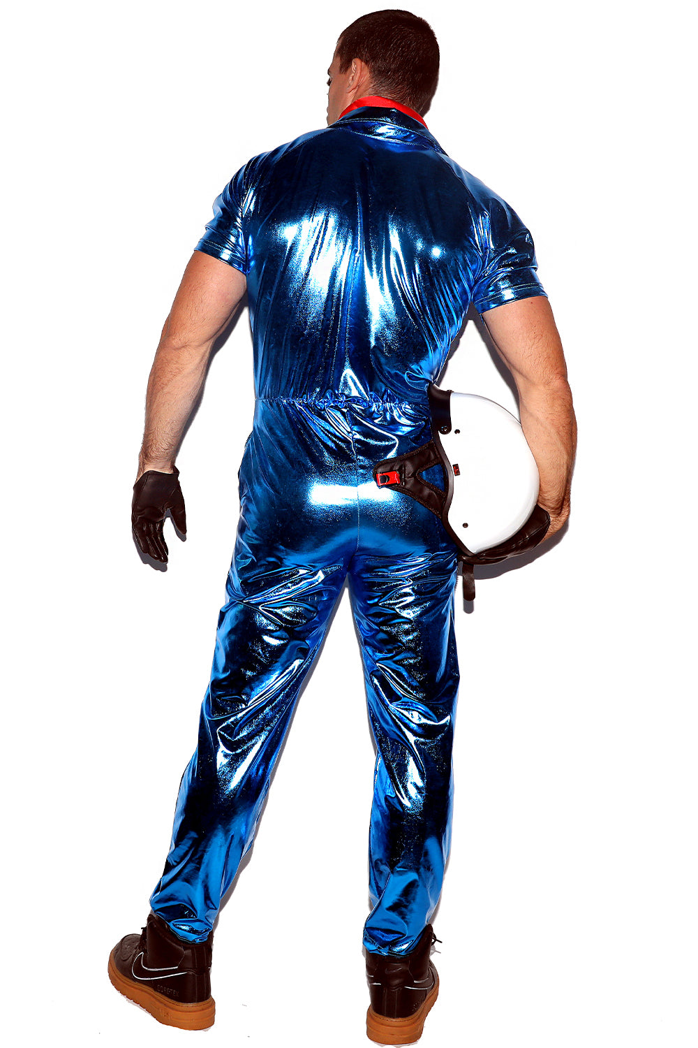 Blue Metallic Jumpsuit
