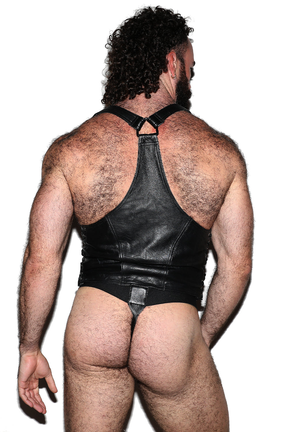 Real Leather Butchers Vest