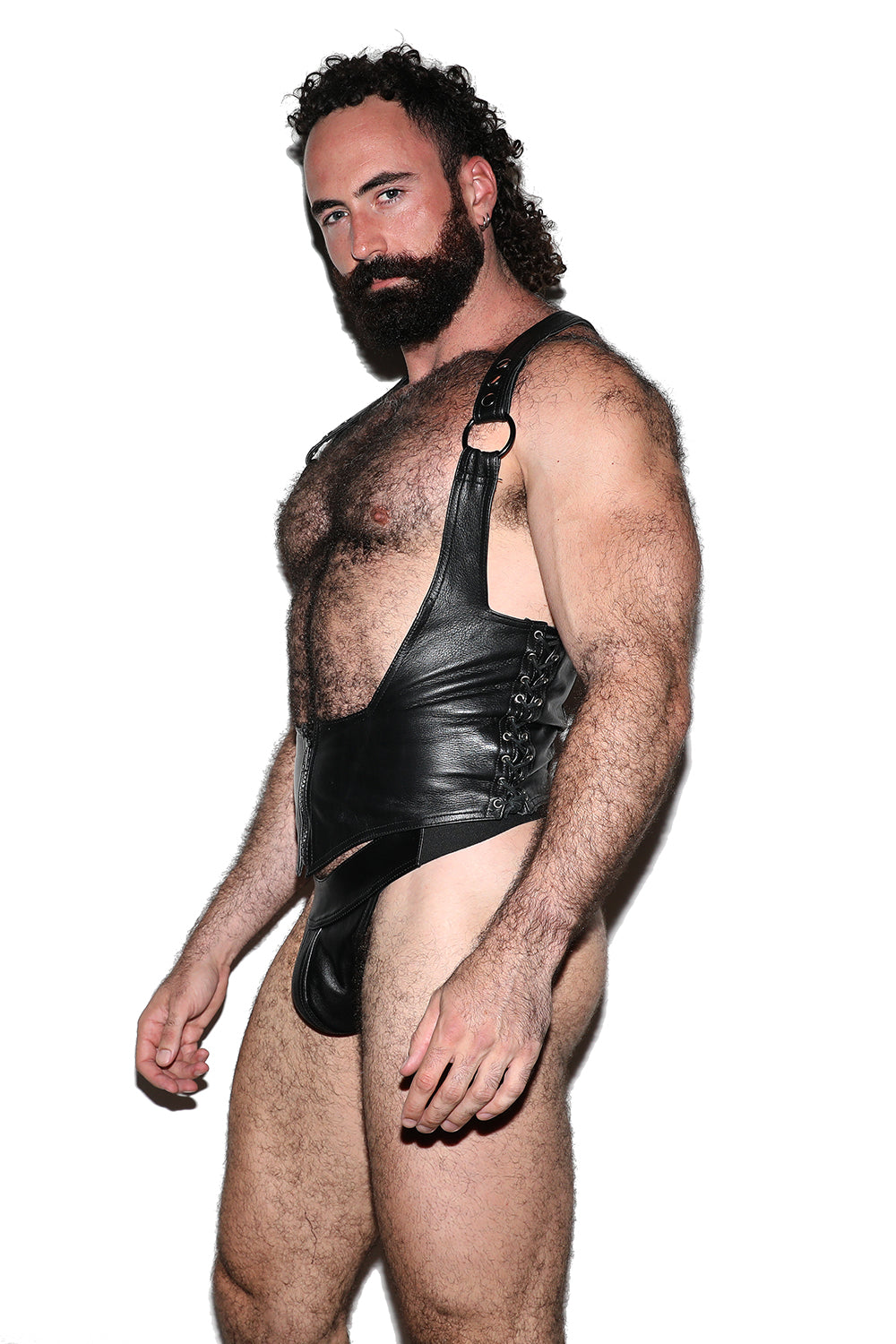 Real Leather Butchers Vest