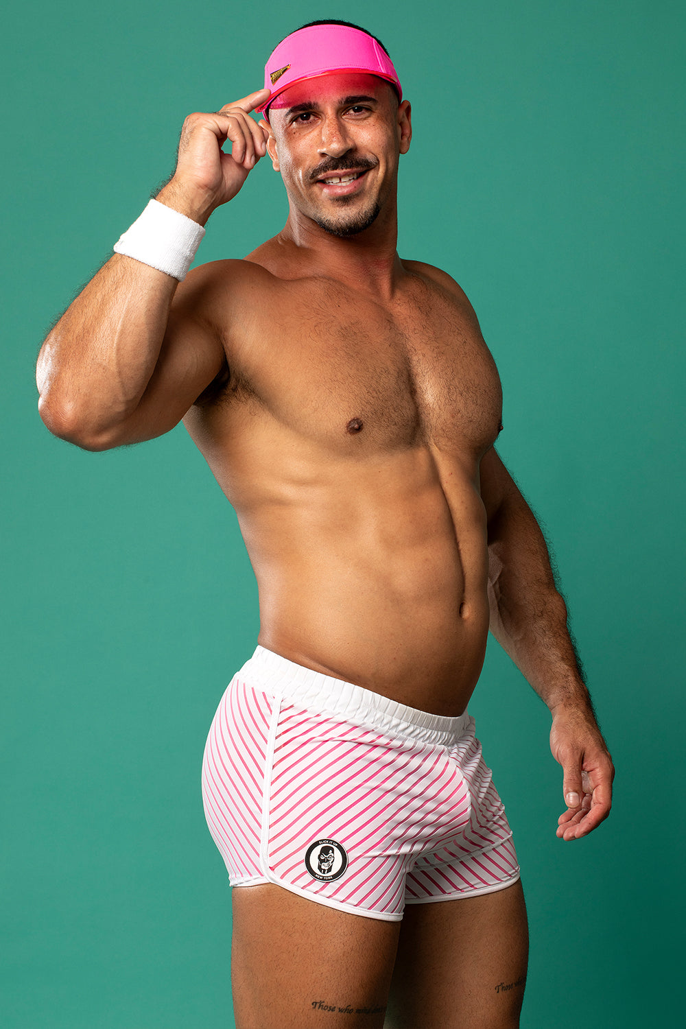 Candy Striped Swim Shorts