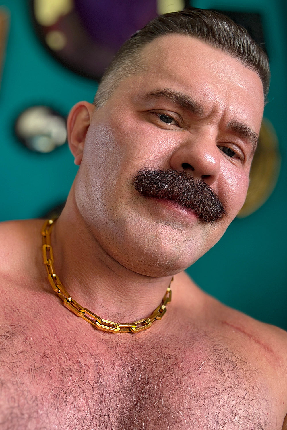 Empire Chain (Matte Gold, Faceted Link)