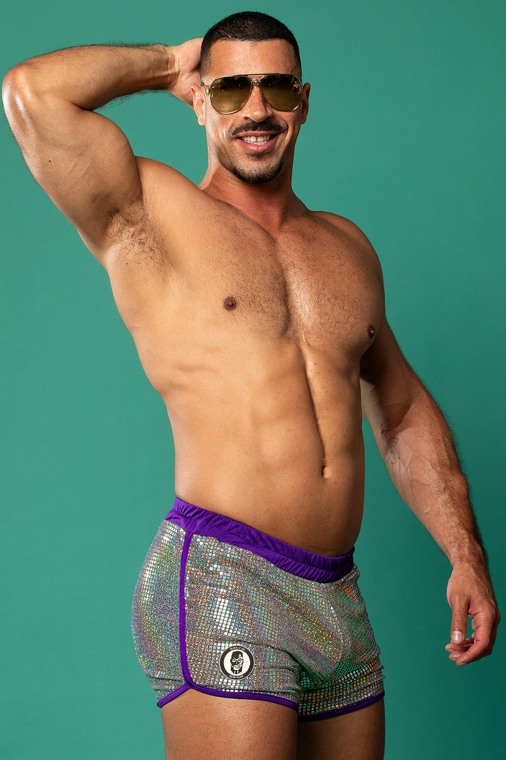 Tomorrowland Holographic Short Shorts