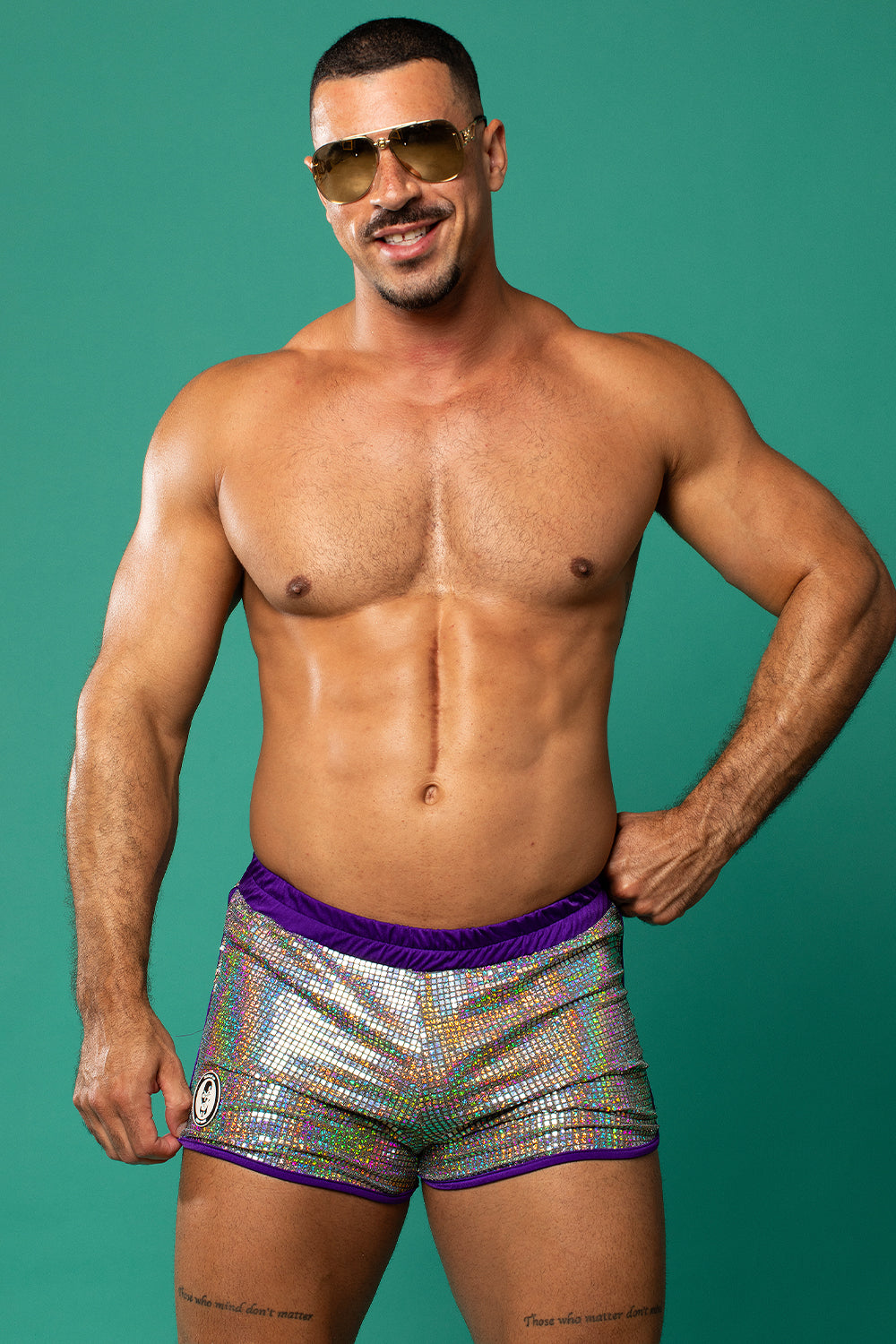 Tomorrowland Holographic Short Shorts