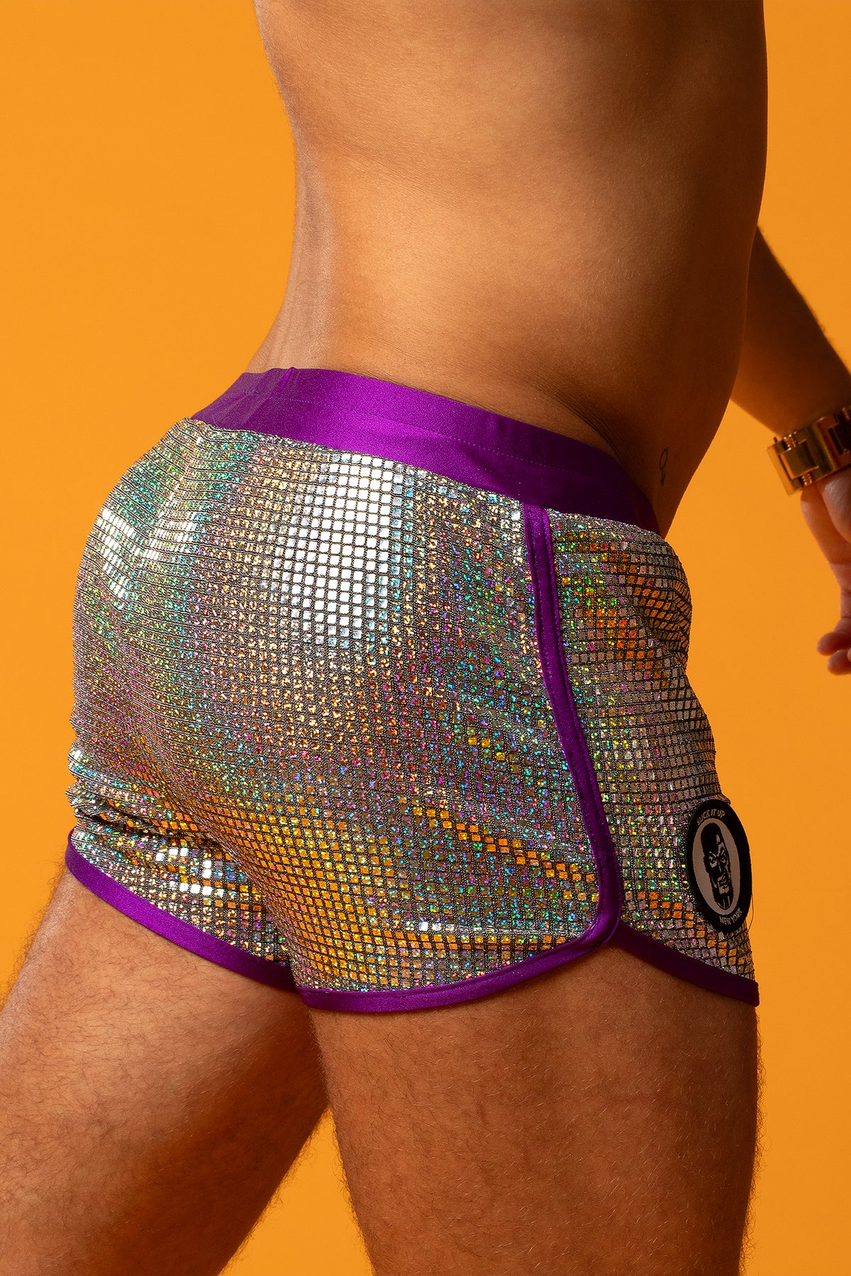 Tomorrowland Holographic Short Shorts