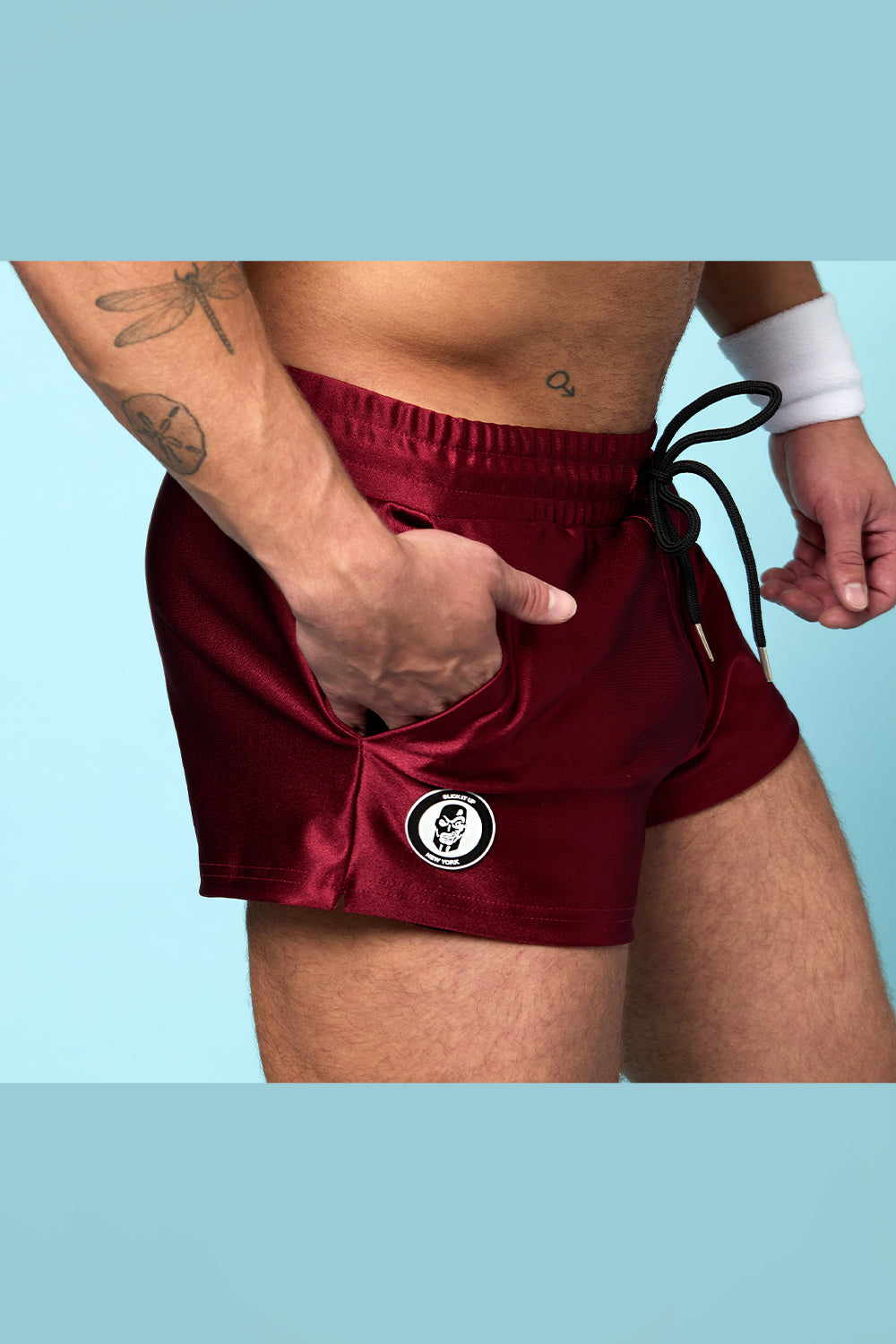 The Coach Shorts (Maroon)