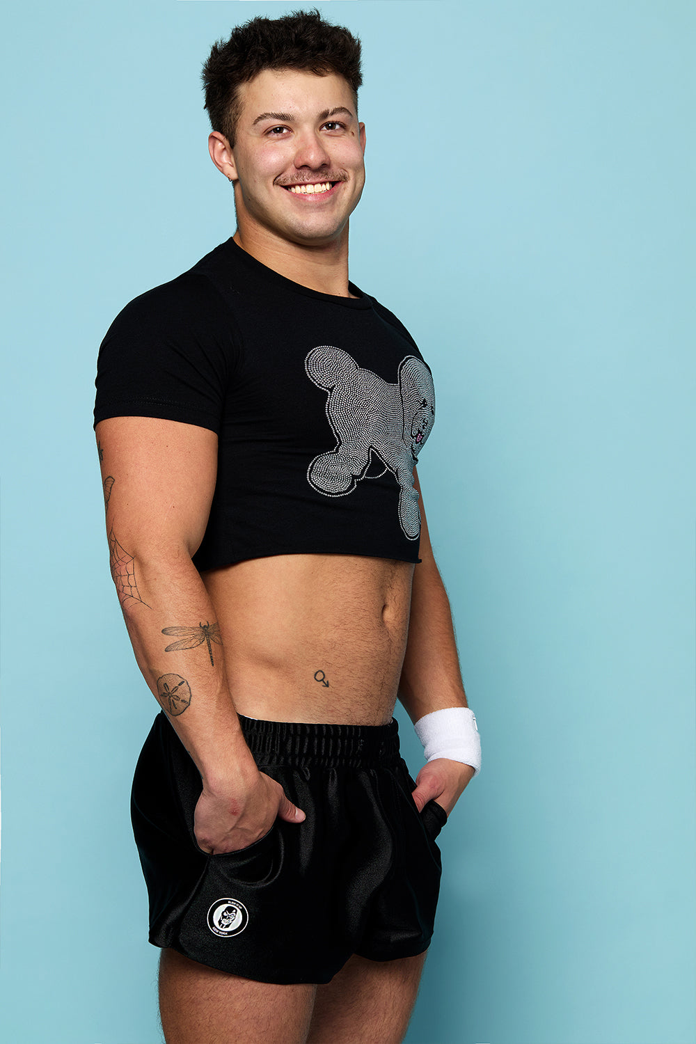 Swarowski Crop Top
