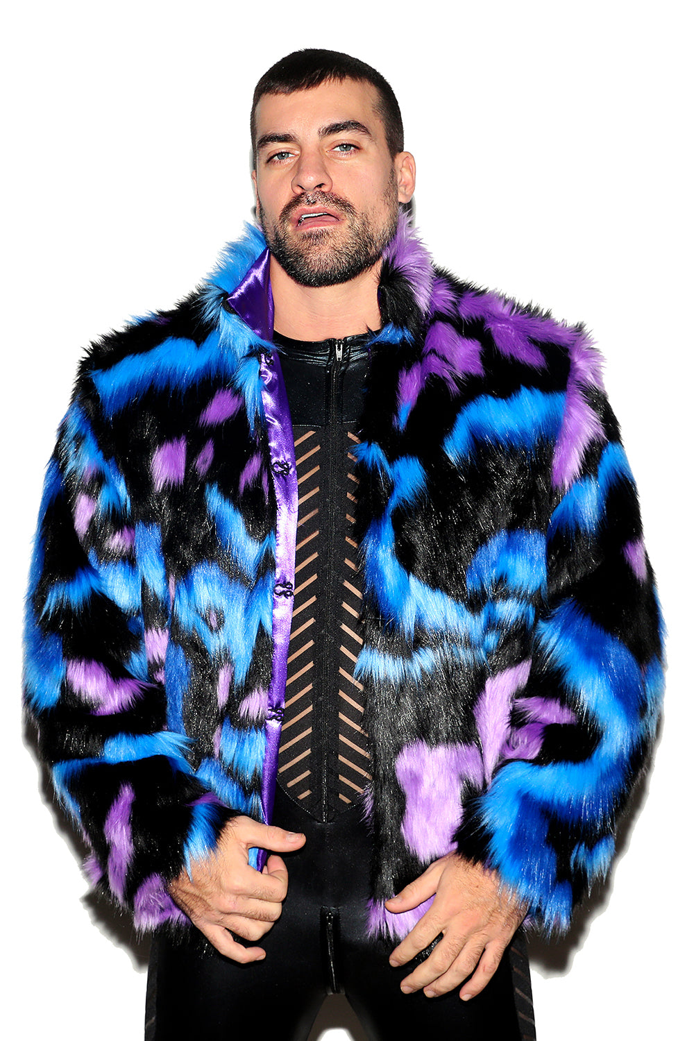 Black, Blue, Purple Fur (Limited Edition)