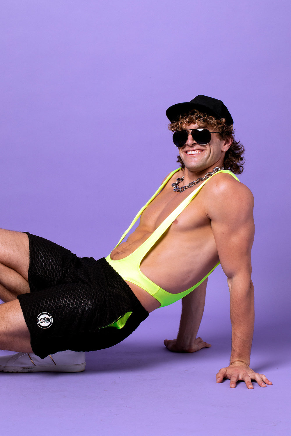Neon Acid Swim Sling