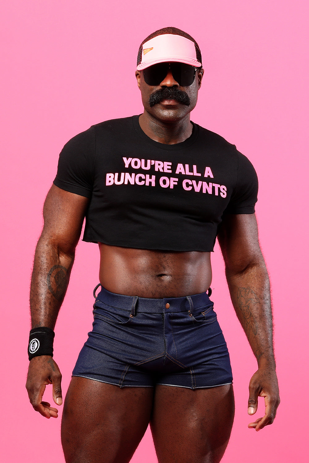 You&#39;re all a bunch of cvnts crop top