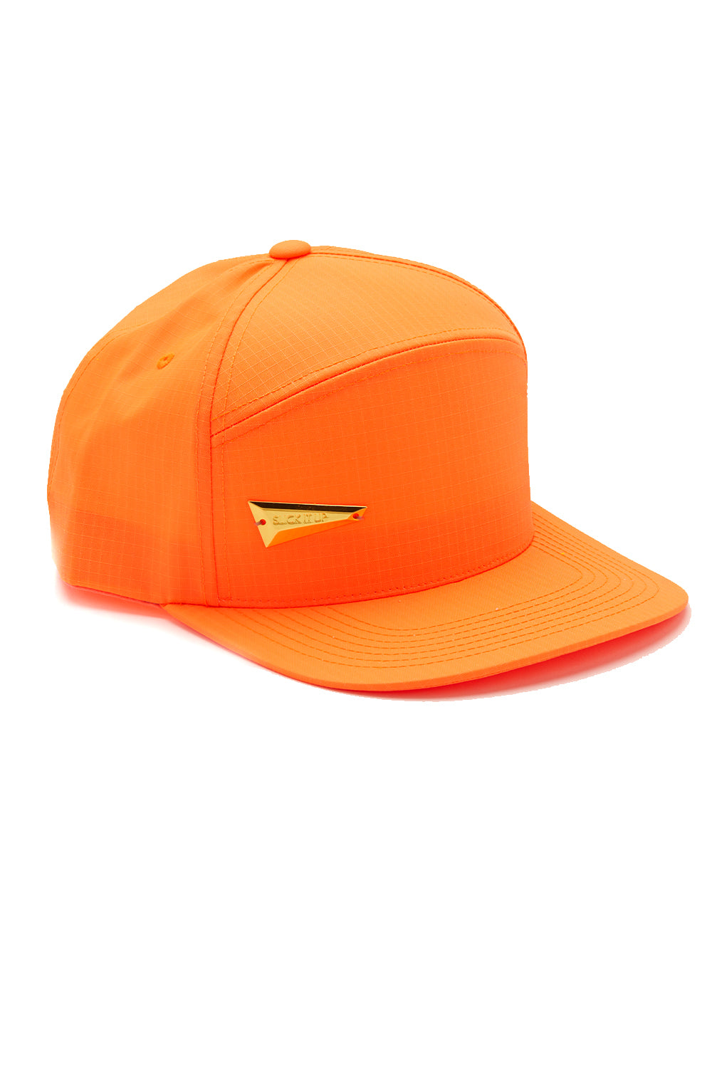 Neon Orange with 18k Gold Plated Razor Snap Back - Slick It Up 