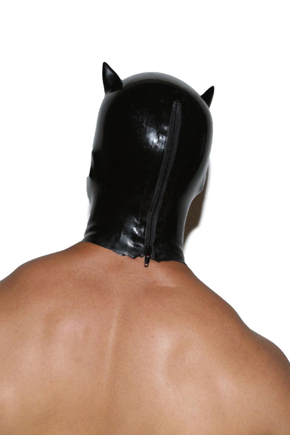 Limited Edition Black Devil Latex Mask - Slick It Up 