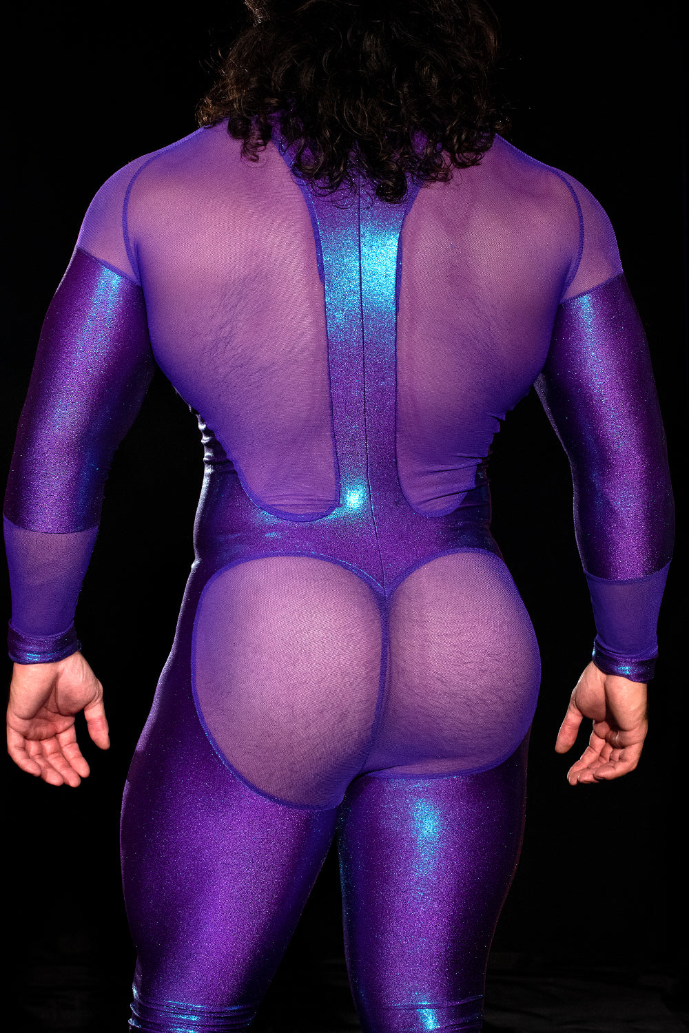 Blue and Purple Metallic Suit - Slick It Up 