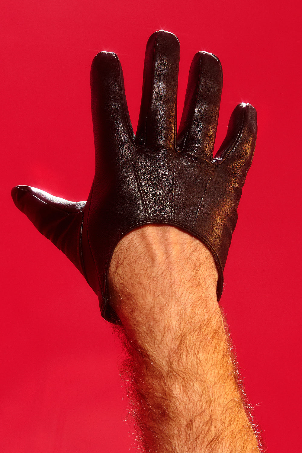 The Perfect Leather Cop Glove - Slick It Up 