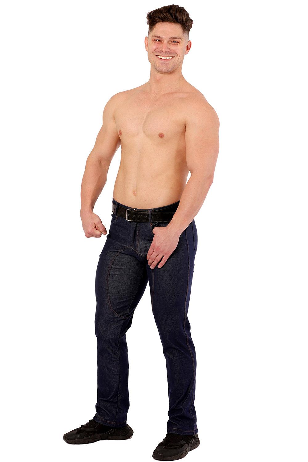 &quot;STREET LEGAL&quot; MEGA STRETCH DENIM JEANS - CLASSIC INDIGO - Slick It Up 