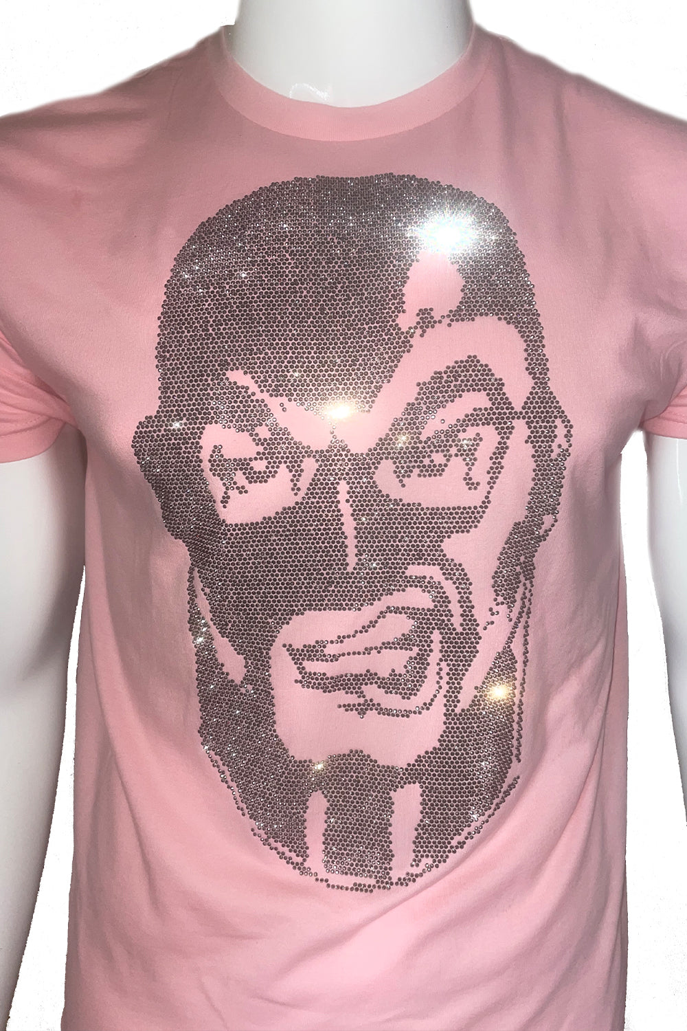 Crystal Masked Man Logo Tee - Slick It Up 