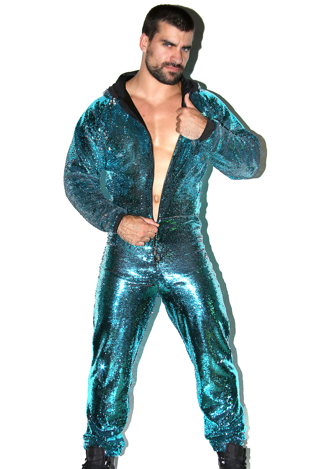 Stroke and Change Human Disco Ball Jumpsuit - Slick It Up 