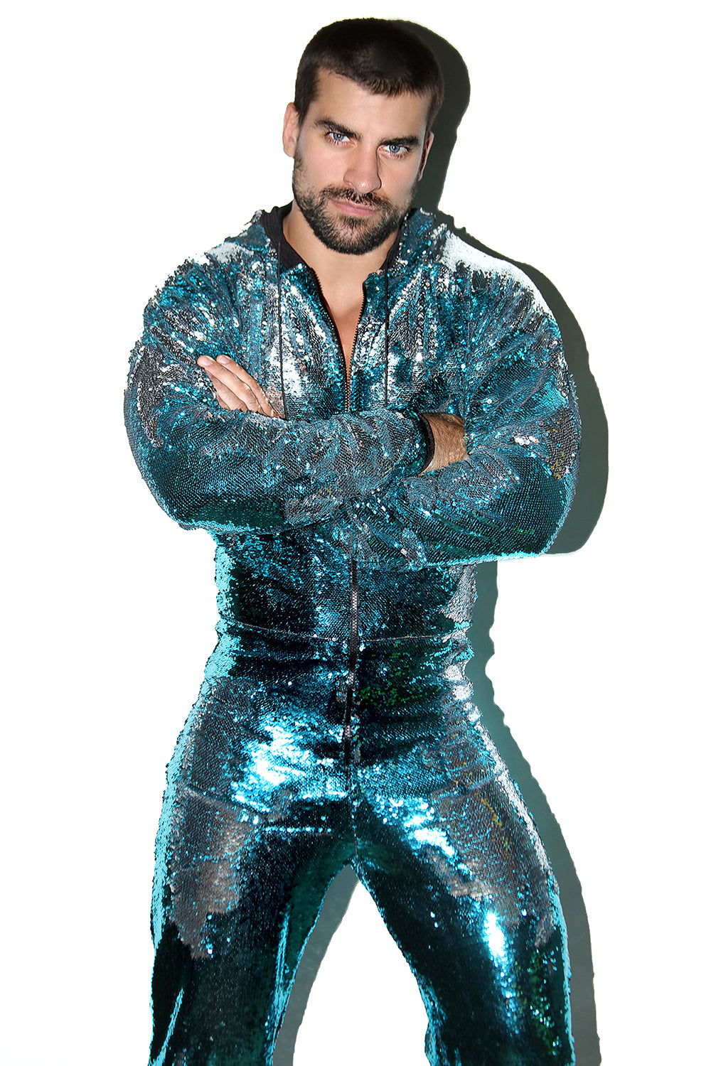 Stroke and Change Human Disco Ball Jumpsuit - Slick It Up 