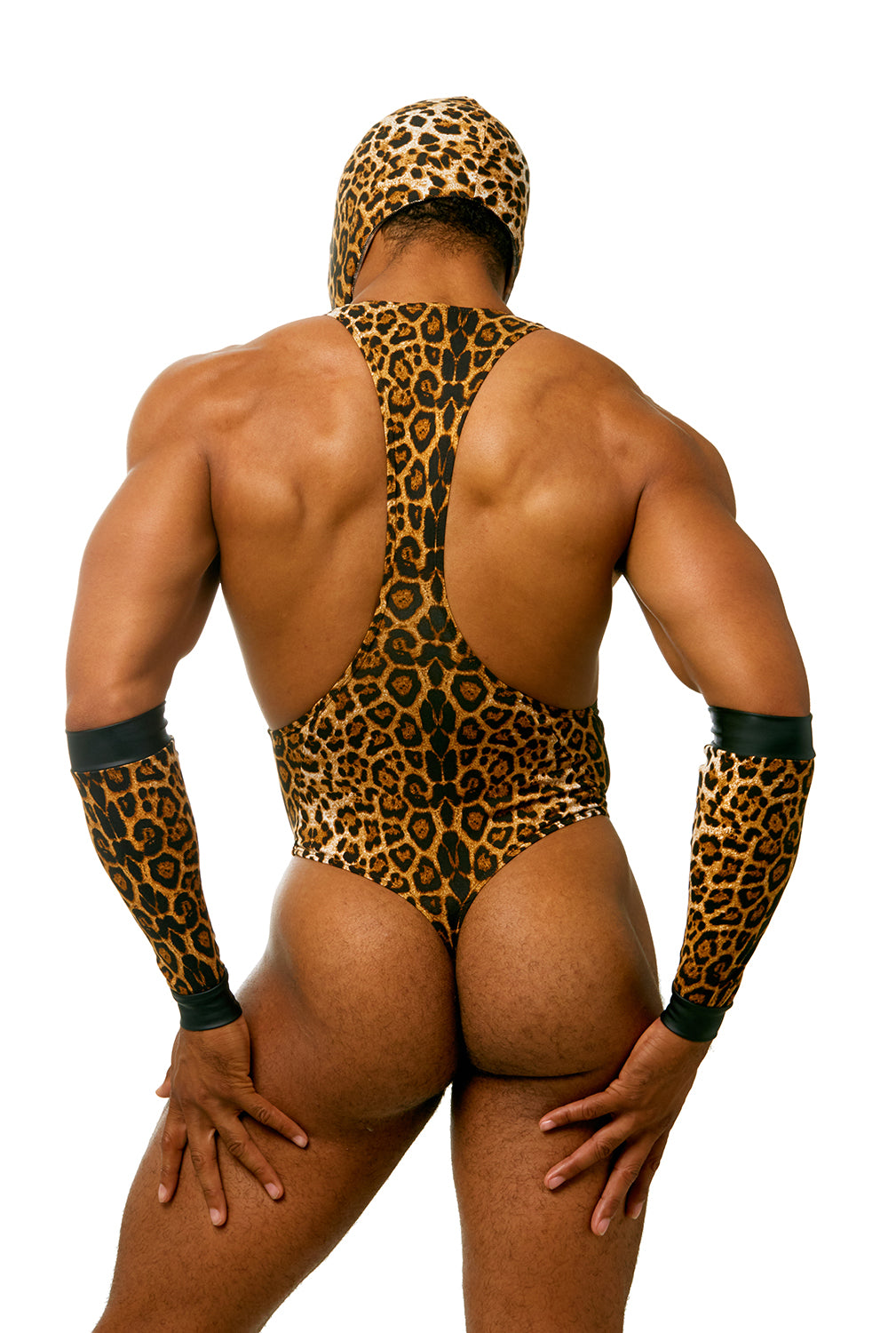 Golden Wrestler Leopard Sling - Slick It Up 