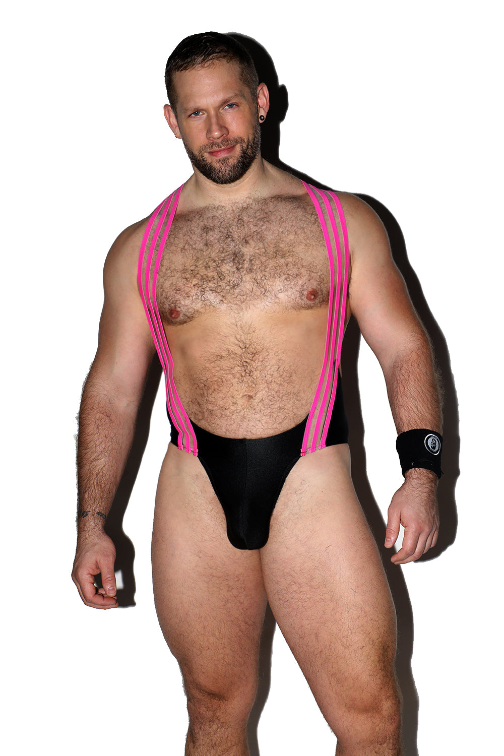Striped Spandex Sling - Slick It Up 