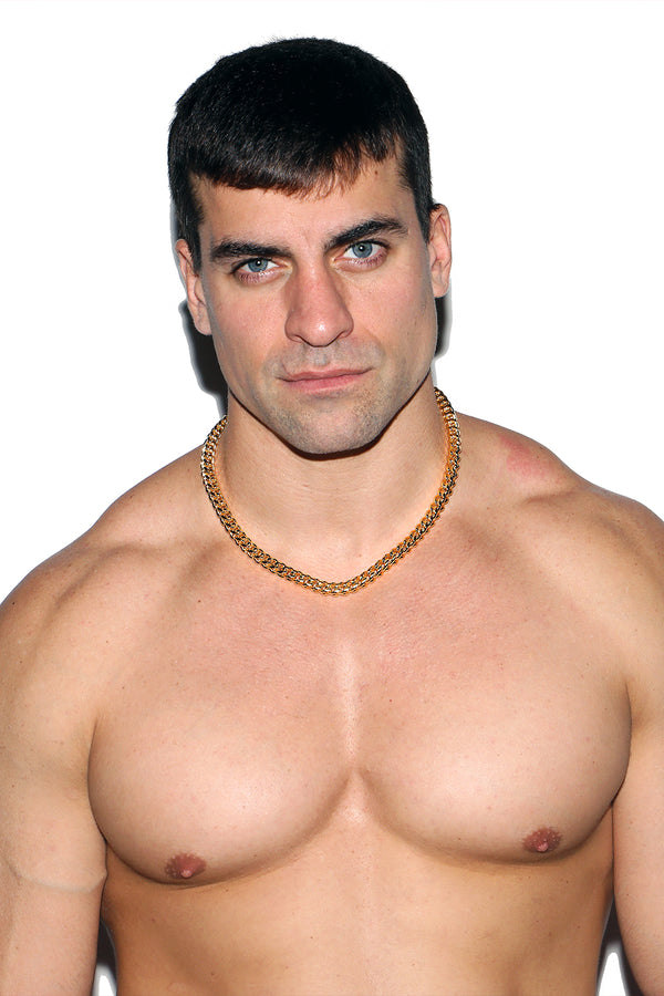 18 Karat Gold Plated Roman Rope Chain