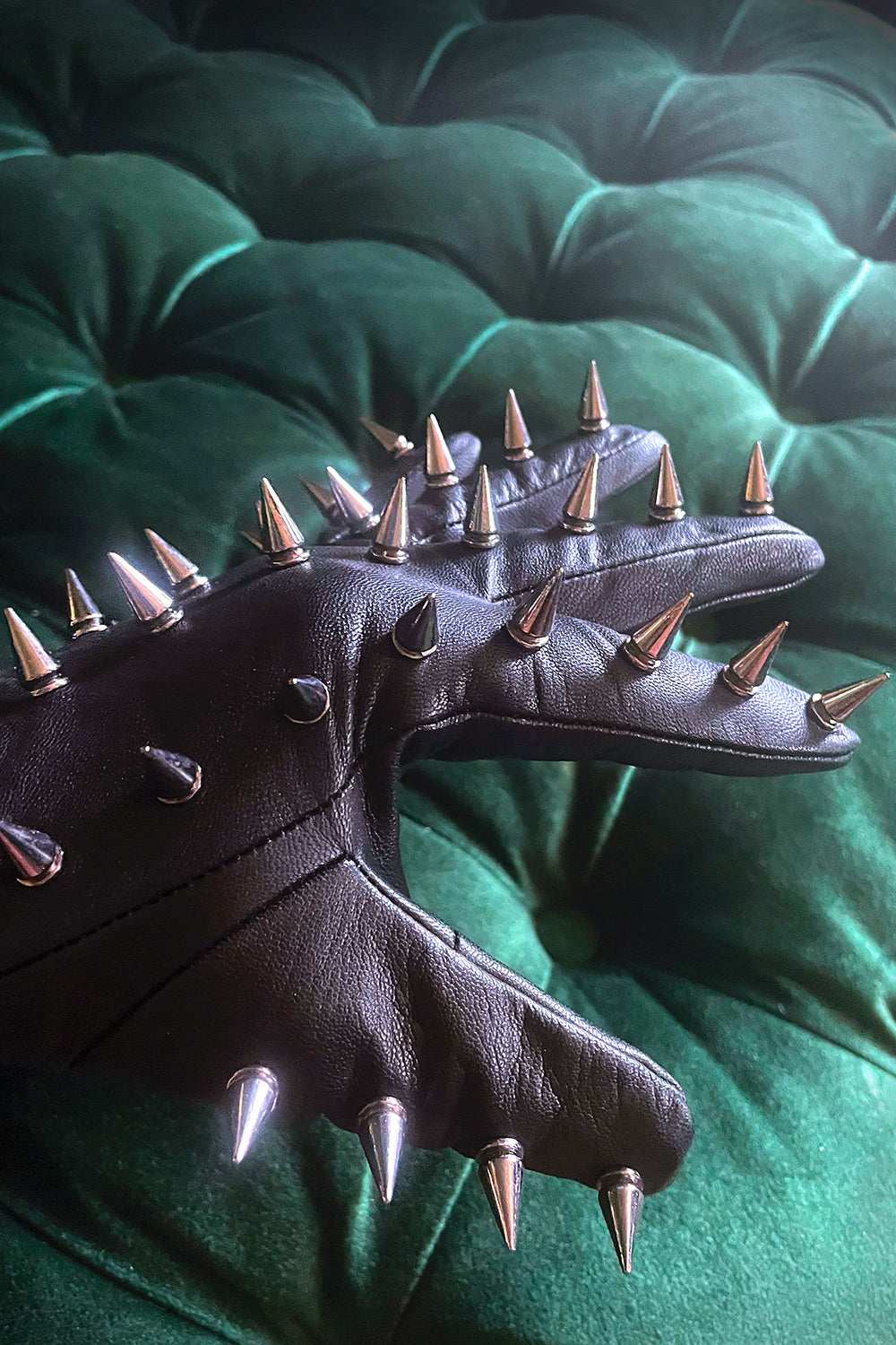 handschuhe mit spikes Spiked Leather Gloves
